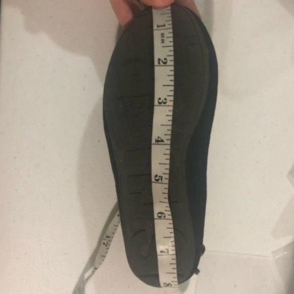 Stuart Weitzman Fannie Bolshoi Suede Ballet Flats Black Girls Size 13 - Picture 9 of 10